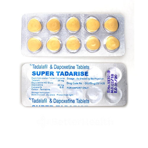 スーパータダライズ - タダラフィル+ダポキセチン - 画像 (3)